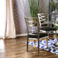 Delphine Metal Dining Chair Set – 39" Silver & Black Dining Chairs (Set of 2) – view 4