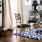 Delphine Metal Dining Chair Set – 39" Silver & Black Dining Chairs (Set of 2) – view 6
