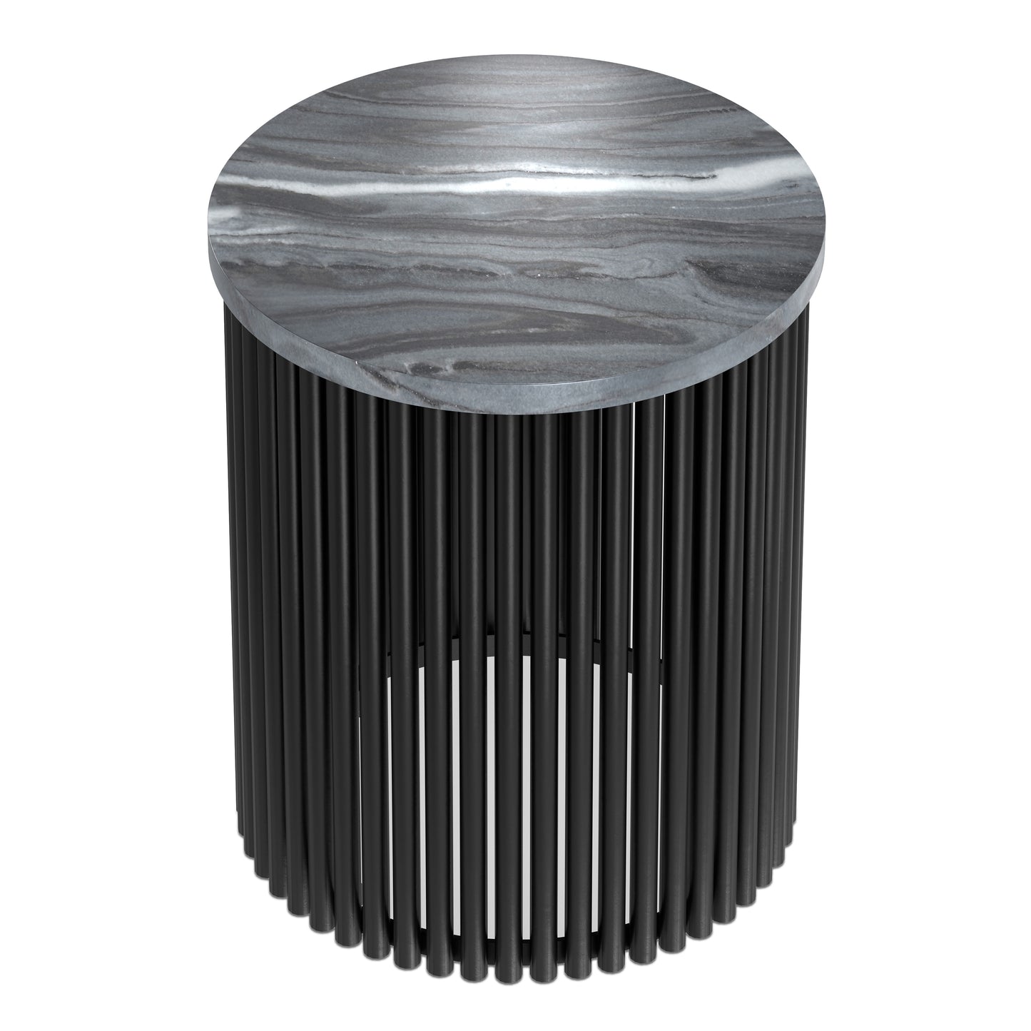 Demy Black Marble Accent Table – 17.5" Accent Table – view 6