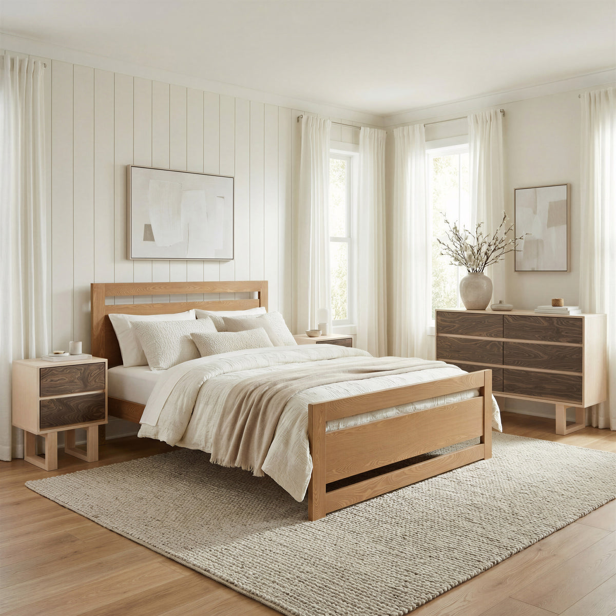 Repos Queen Bed in Brown