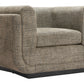 Sereneu Green Tweed Accent Chair