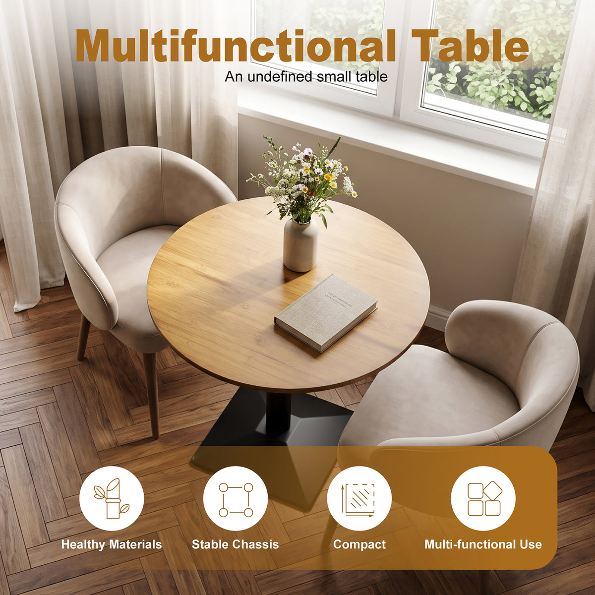 Crispin Bamboo Dining Table