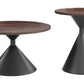 Rosk Walnut & Black Coffee Table Set (2-Piece)