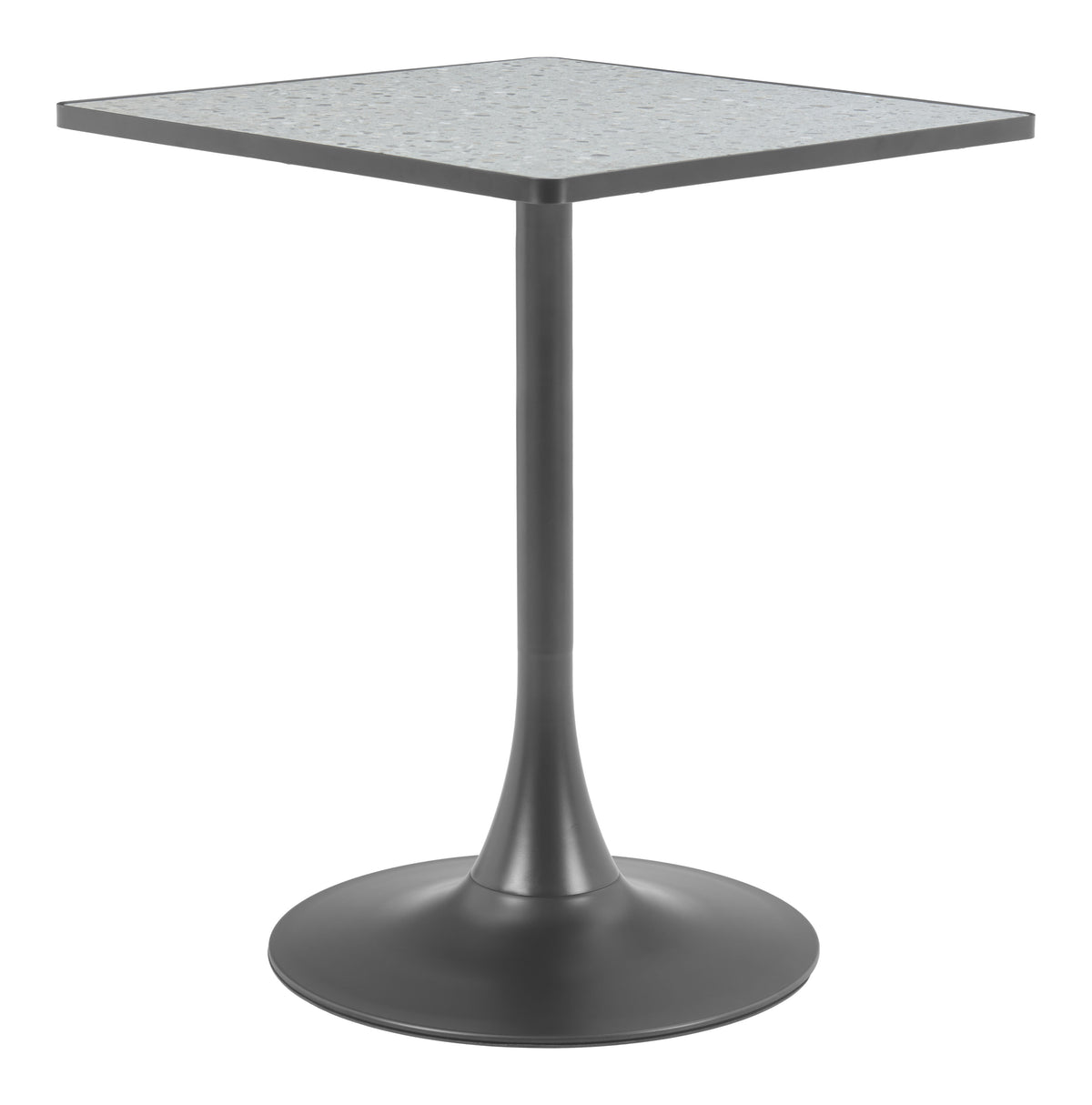 Spot Bistro Table in Gray & Black