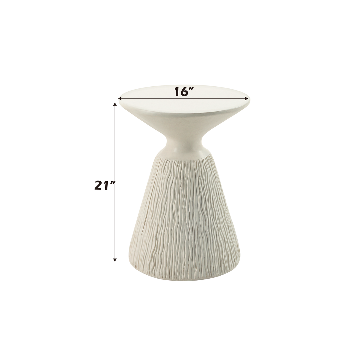Duane White Engineered Stone Accent Table – view 3