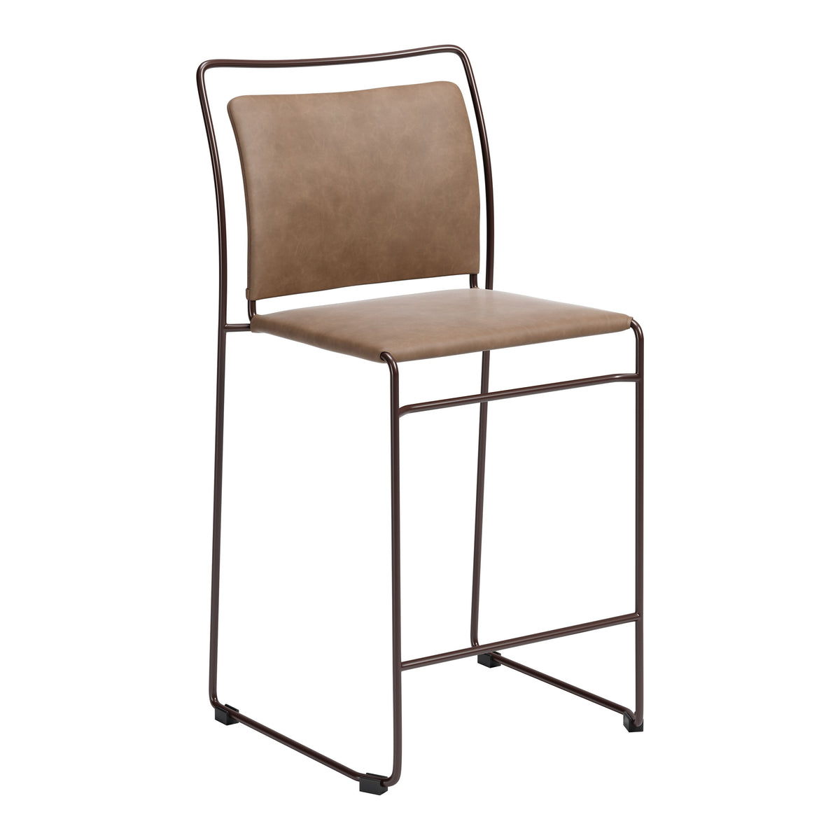Verbena Brown Counter Stool (Set of 2)