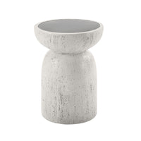 Dylana Gray Engineered Stone Accent Table – 14