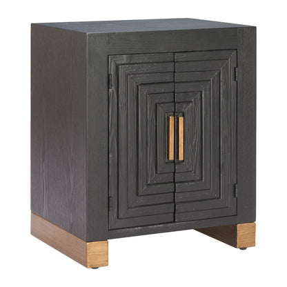 Trazo Black Side Table