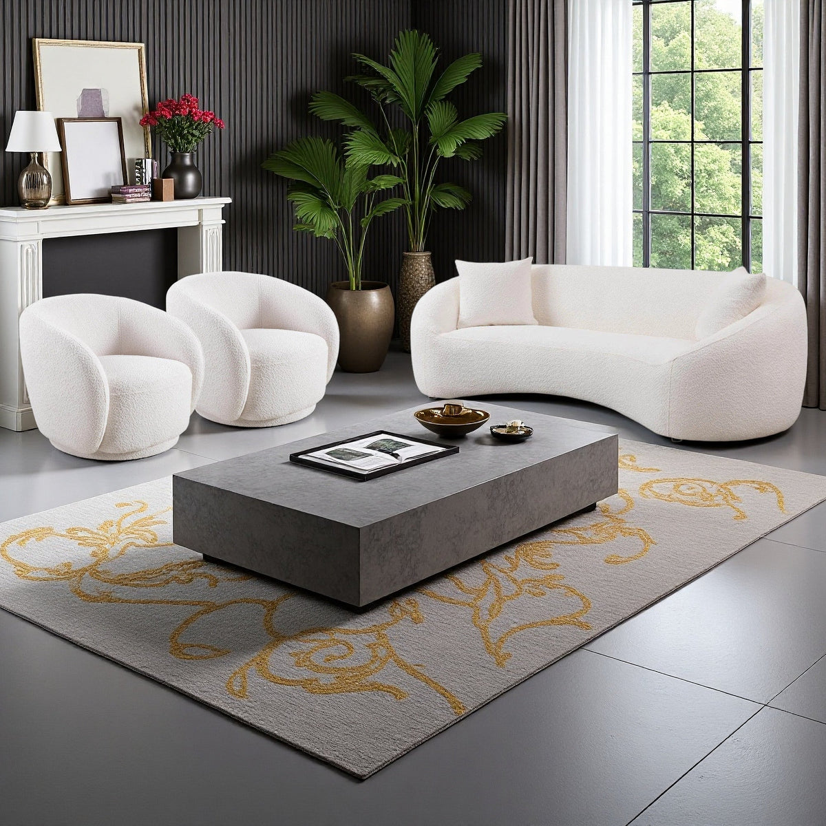 Lysander Curved Sofa