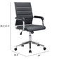 Liderato Black Office Chair