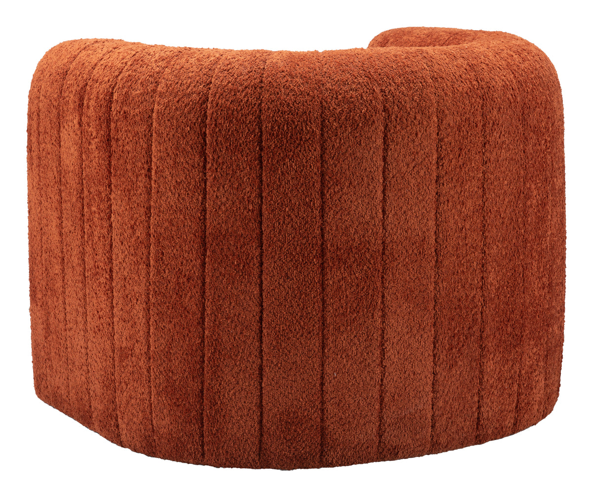 Viana Accent Chair in Burnt Orange