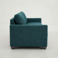 Damon American-Made Sofa – 92" Custom-Fabric Sofa - Velvet Antique Peacock - Velvet (9)