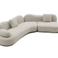 Meryl Curved Boucle Sofa