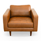 Catherine MCM Leather Lounge Chair