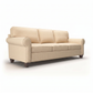 Augusta Sofa – Made in USA, Custom Fabric Options, 83" Classic Design - Redondo Oyster - Fabric (6)