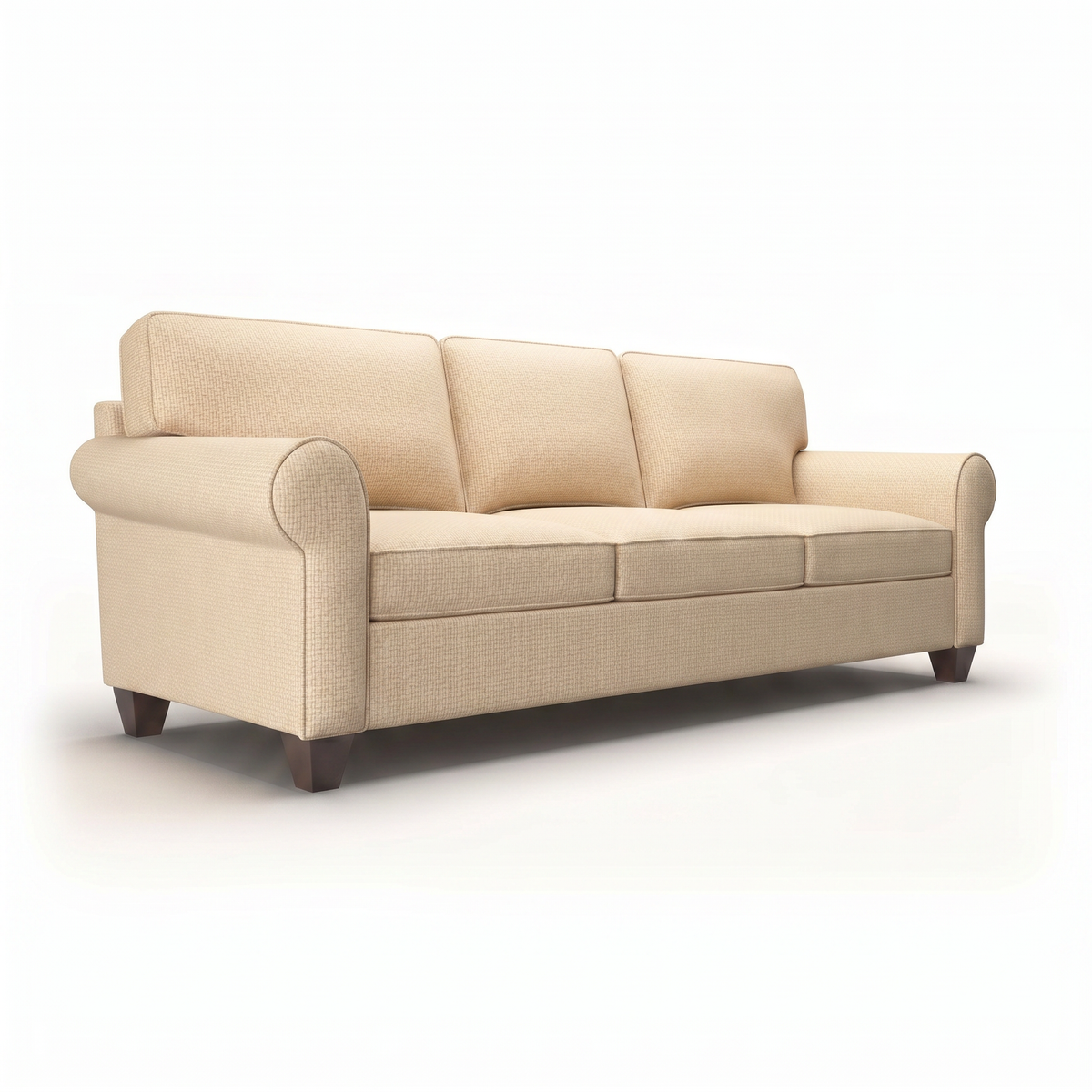 Augusta Sofa – Made in USA, Custom Fabric Options, 83" Classic Design - Redondo Oyster - Fabric (6)