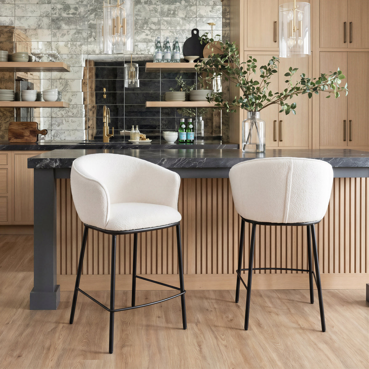 Essen Counter Stool in Ivory