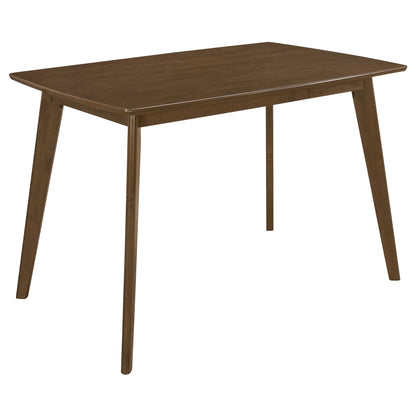 Laird Chestnut Wood Dining Table – 47" Retro Rectangular Mid-Century Dining Table