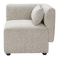 Simu Dune Greige Corner Chair