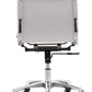 Lider Plus Armless Office Chair in White