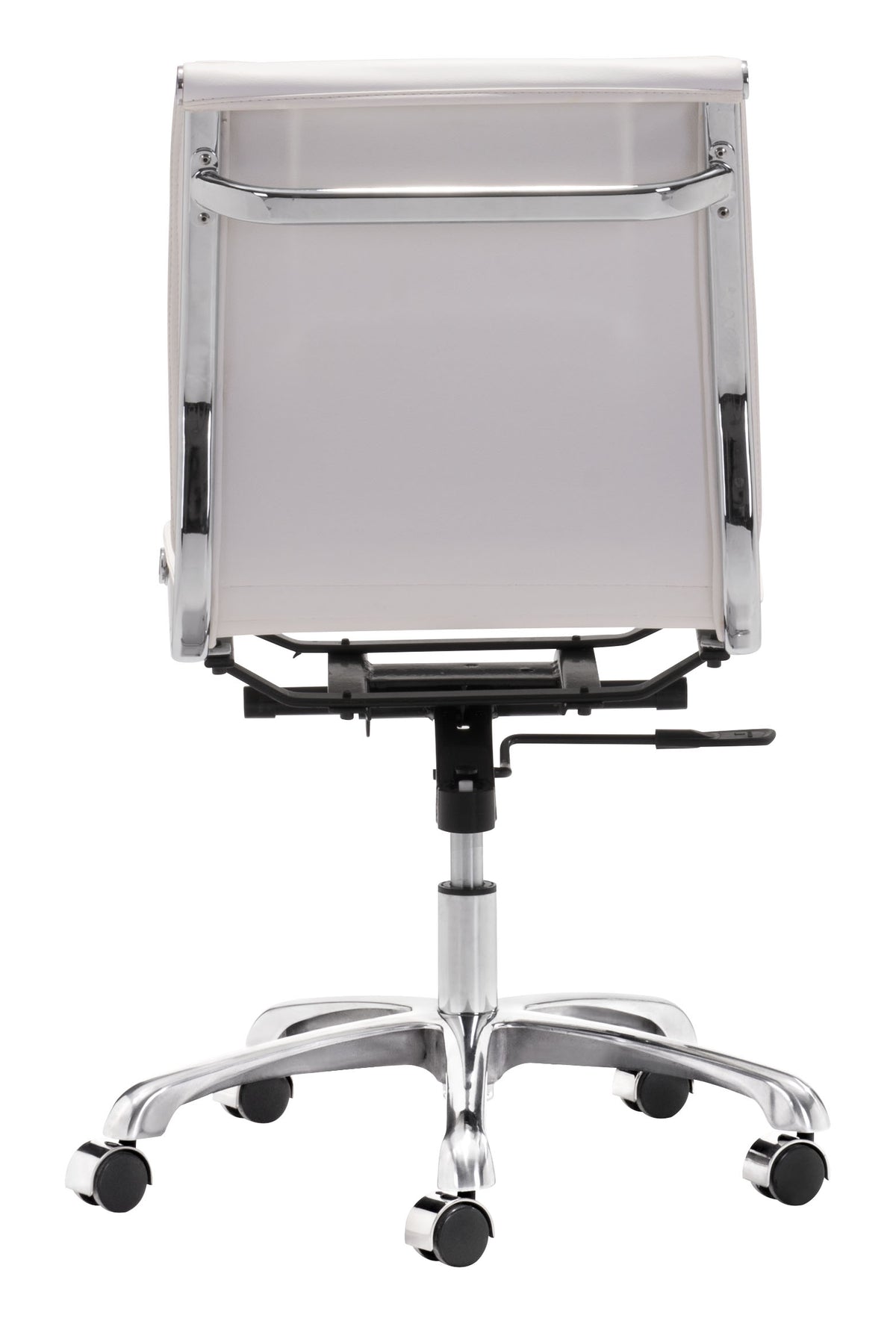 Lider Plus Armless Office Chair in White