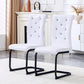Kinsey White, Black Legs, Set of 2
