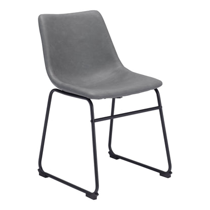 Smart Dining Chair (Set of 2) in Charcoal