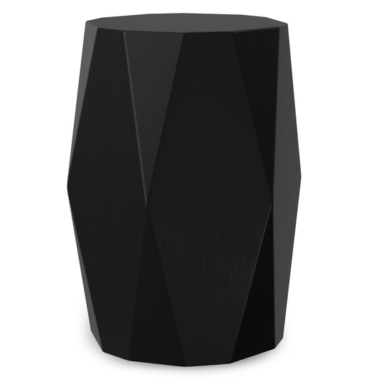 Judson Black Wood Accent Table