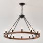 Vero Wagon Wheel Chandelier
