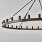 Vero Wagon Wheel Chandelier