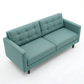 Talmadge Velvet Sofa – 92" Classic American Sofa - Hepburn Emerald - Fabric (8)