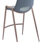 Desi Counter Stool (Set of 2) in Azure Gray & Walnut