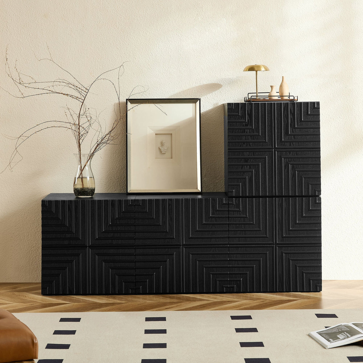 Tate Embossed Nightstand