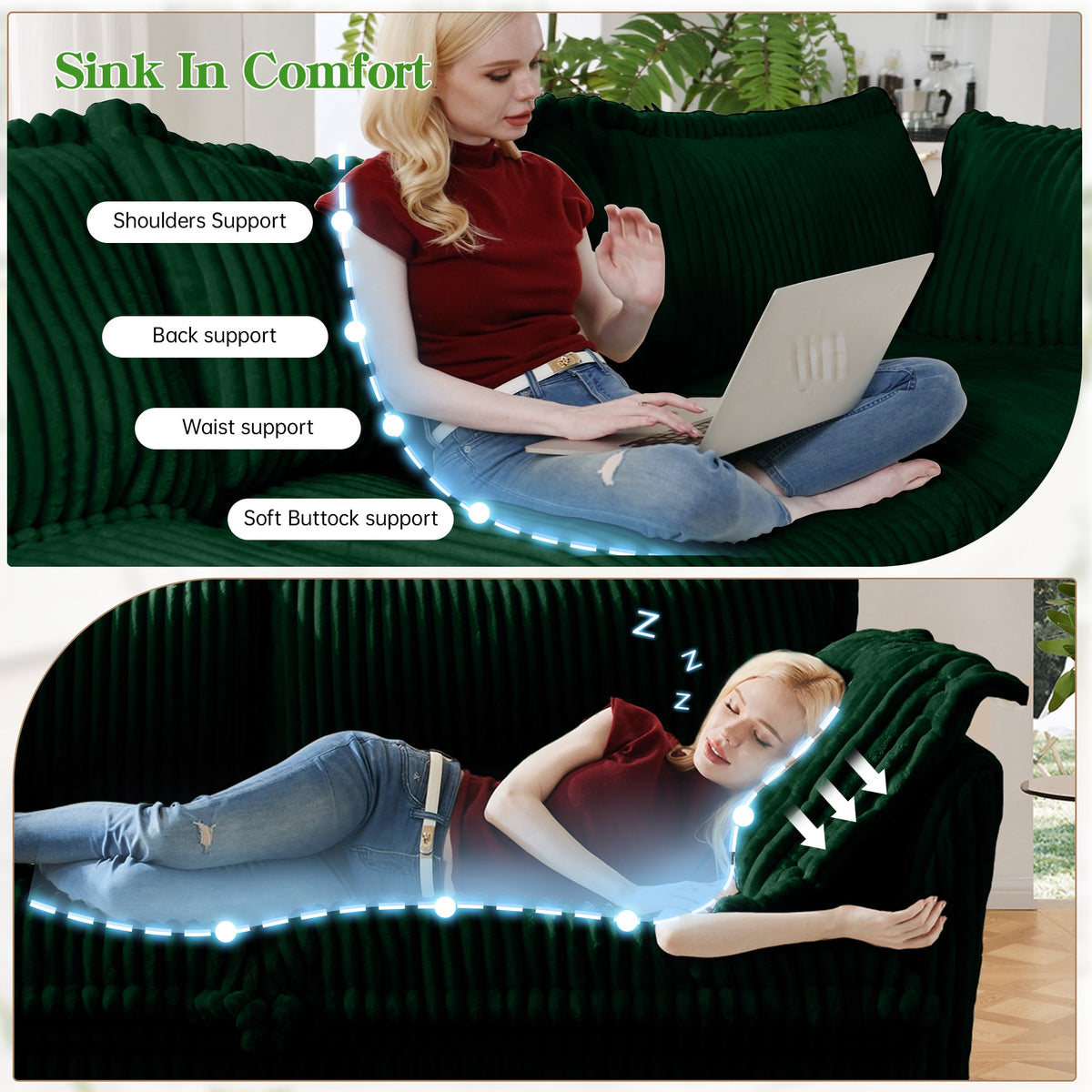 Pella Slipcovered Sleeper Sofa