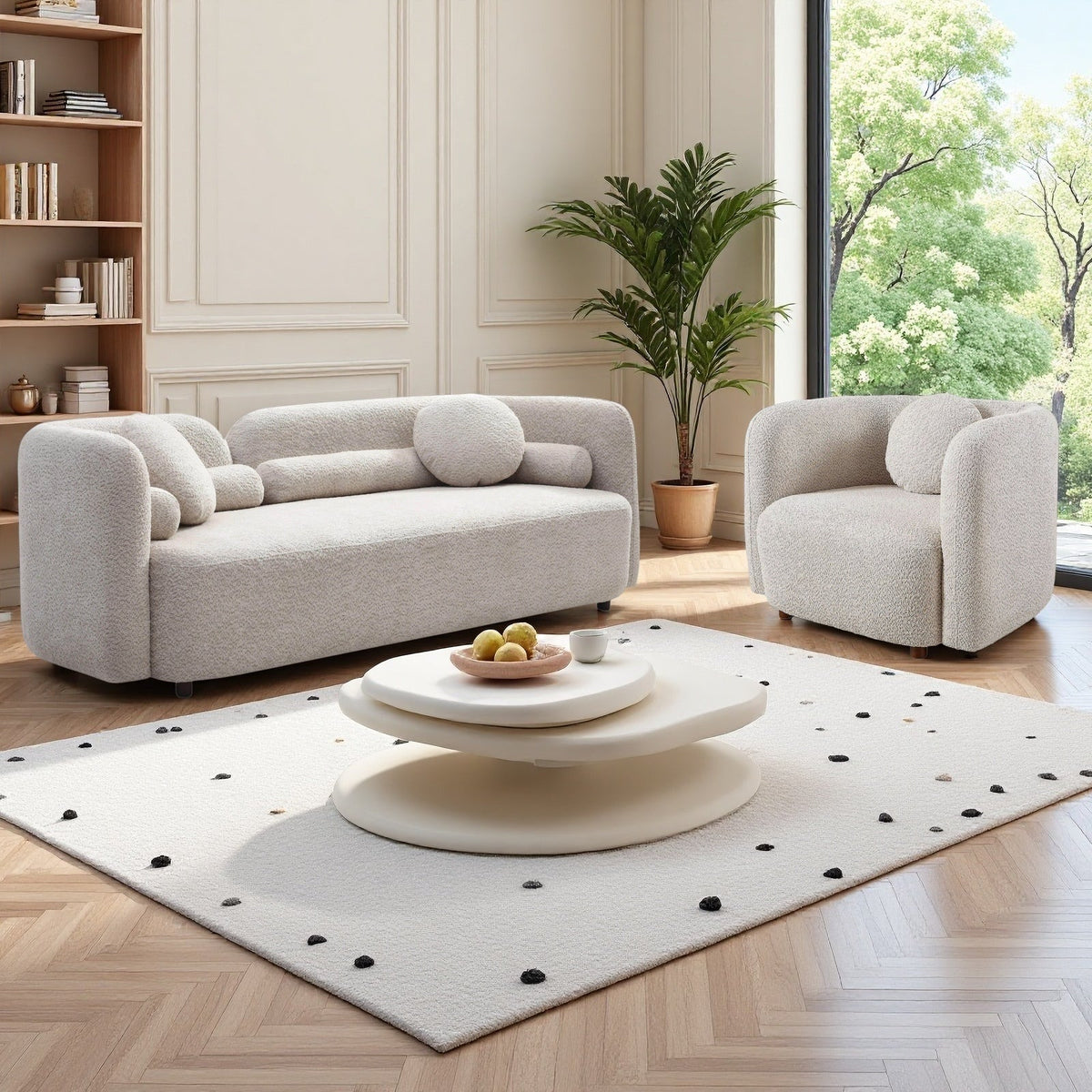 Gethin Boucle Sofa Set