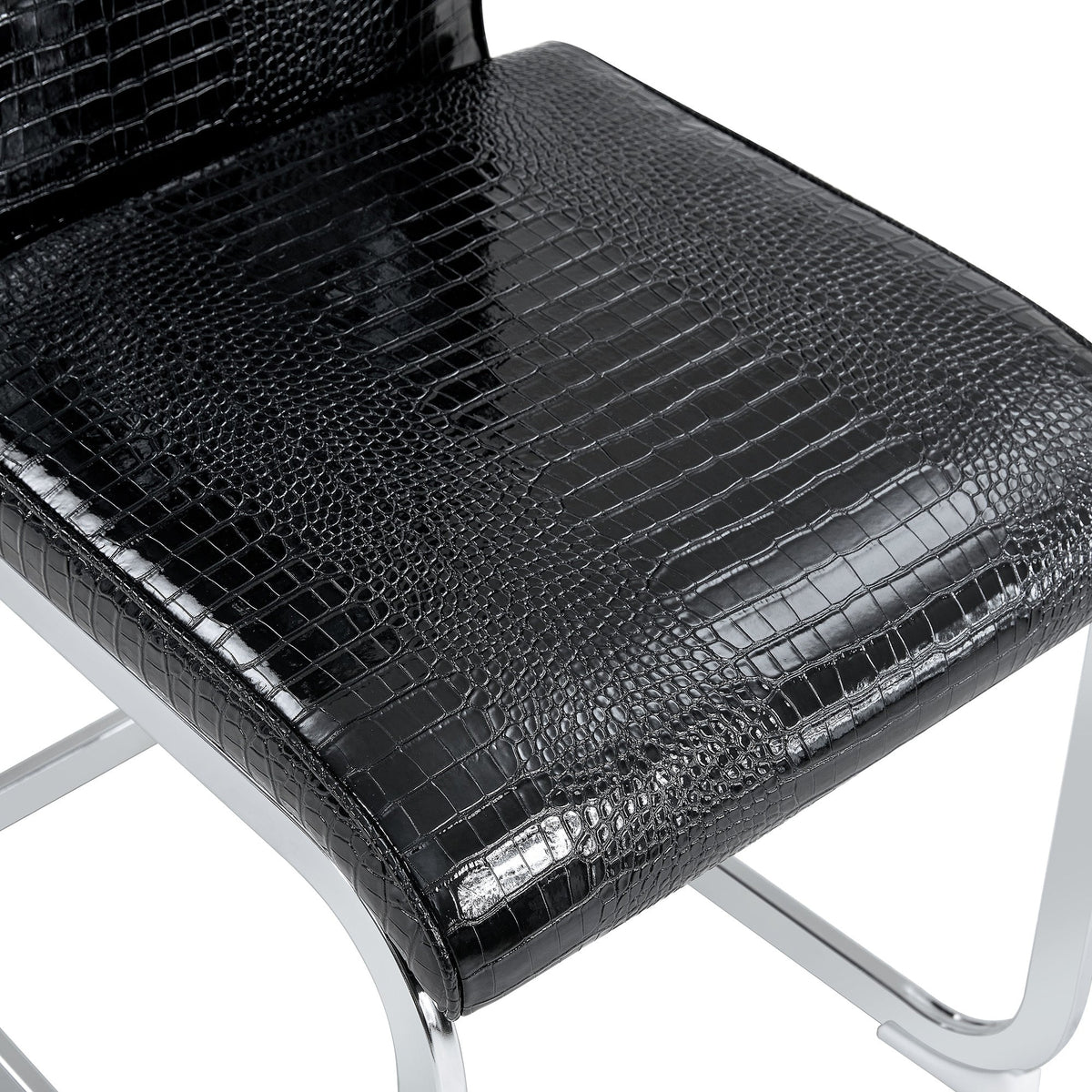 Kinsey Black, Electroplated Legs, Set of 2