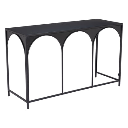 Loriet Black Console Table