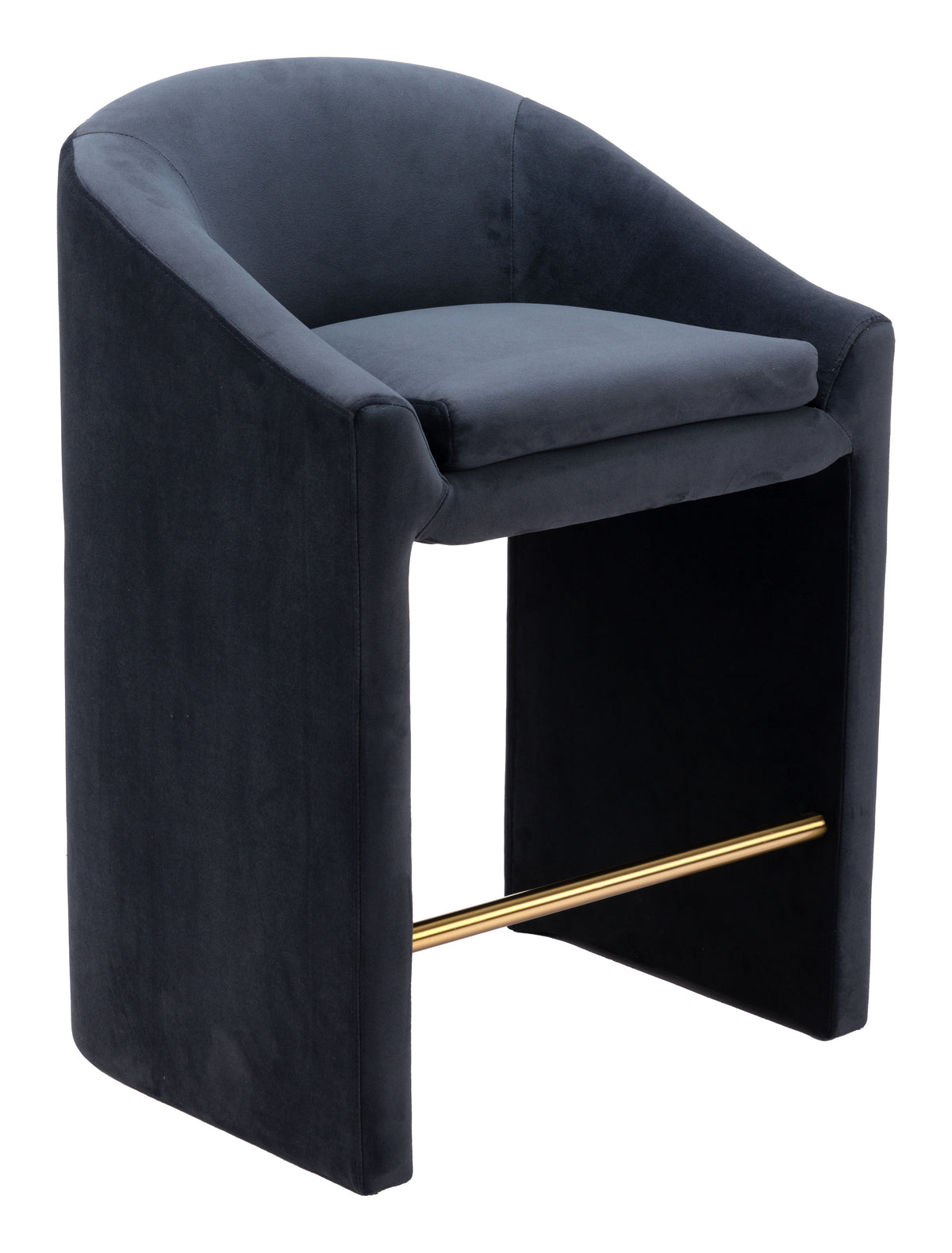 Emas Midnight Gray Counter Stool