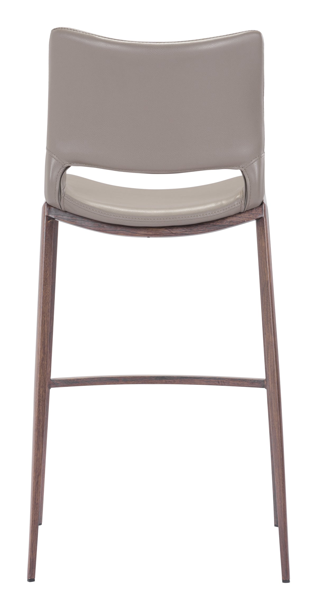 Ace Barstool (Set of 2) in Brown & Walnut