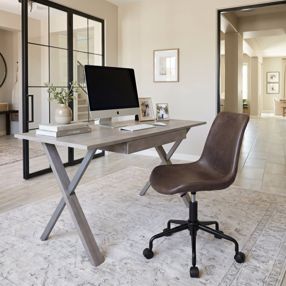 Byron Office Chair in Brown