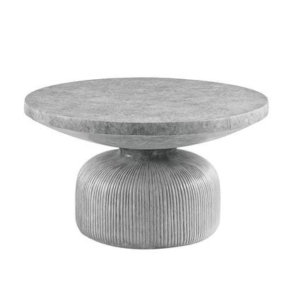Laddie Gray Cement Coffee Table