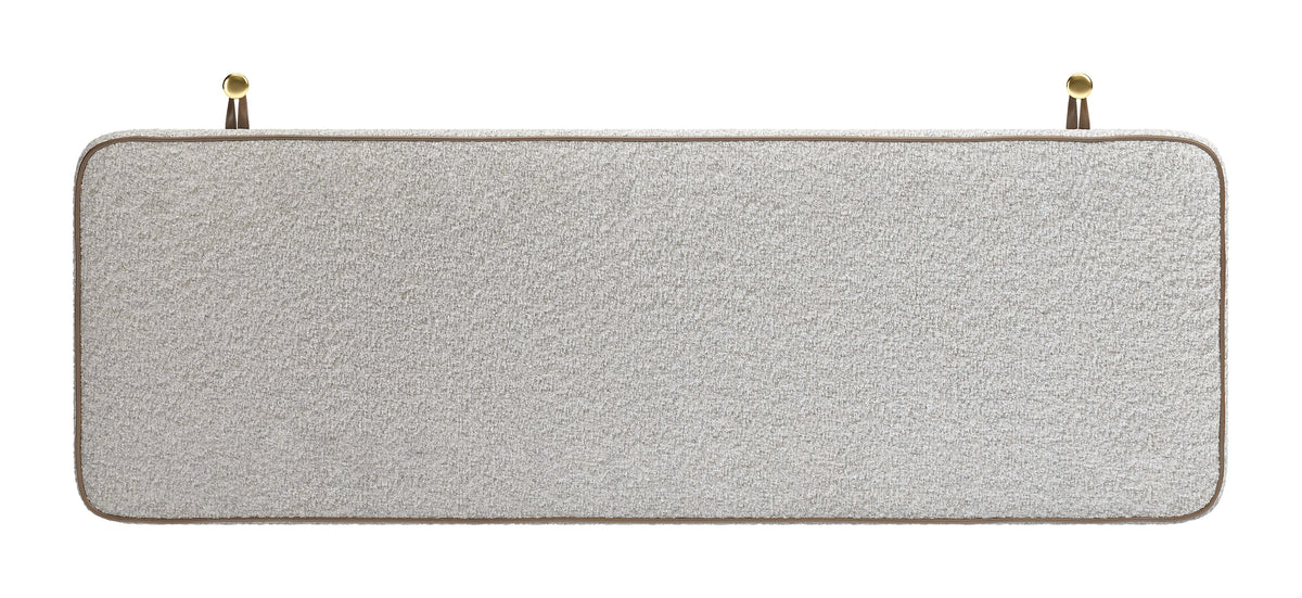 Bela Ivory Floating Queen Headboard