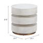 Laha Oak White Side Table