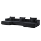 Sorrel U-Shaped Modular Sofa - Black (13)