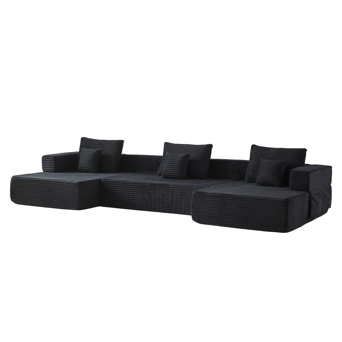 Sorrel U-Shaped Modular Sofa - Black (13)