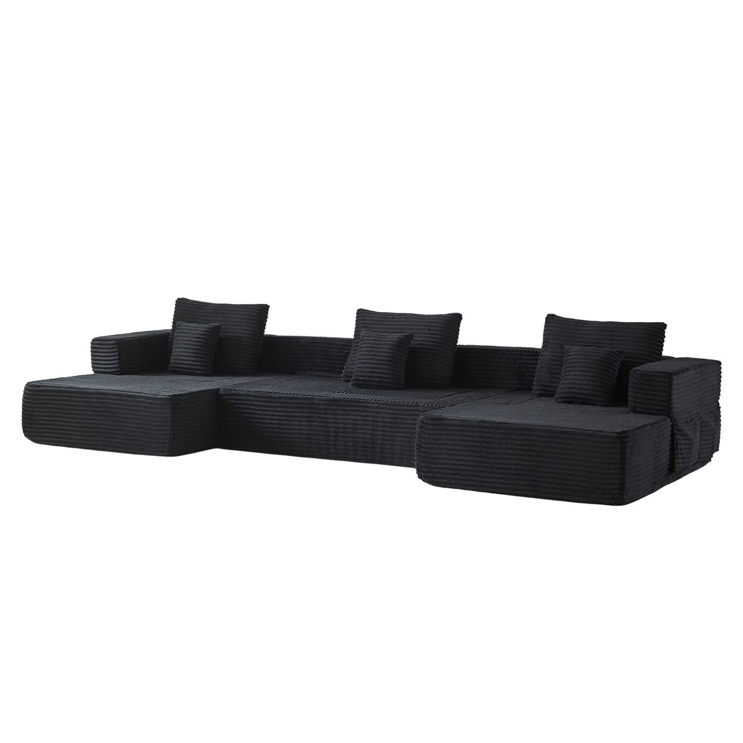 Sorrel U-Shaped Modular Sofa - Black (13)