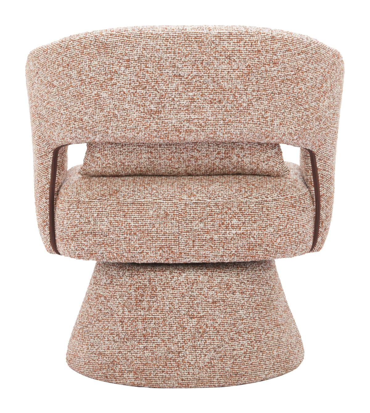 Liva Frosty Brown Swivel Chair