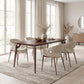 Limay Beige & Walnut Dining Chair (Set of 2)