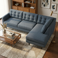 Talmadge Sectional Sofa – 120" L-Shaped, Made in USA - Leslie Peacock - Fabric (3)
