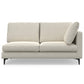 Ava MCM Cream Symmetrical Corner Sofa Sectional 102"
